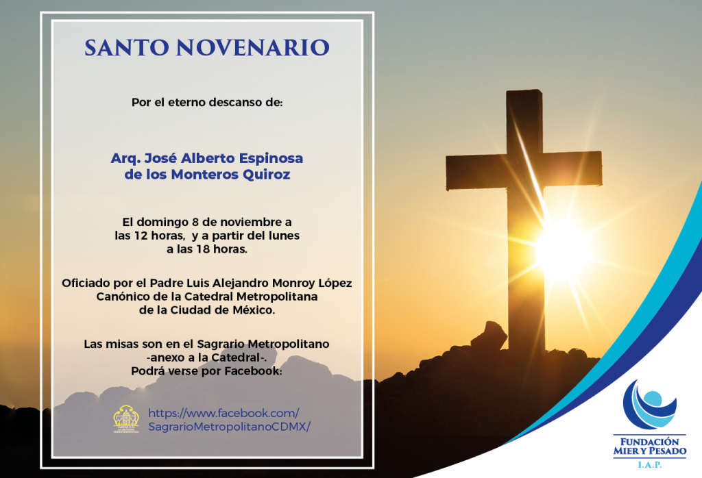 Santo Novenario. Fundación Mier y Pesado